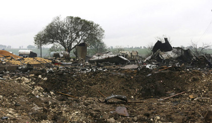 West, TX fertilizer plant after explosion